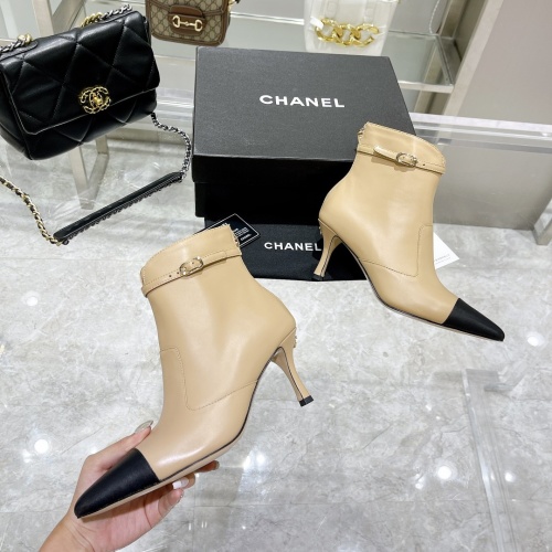 Cheap Chanel Boots For Women #1245938 Replica Wholesale [$115.00 USD] [ITEM#1245938] on Replica Chanel Boots