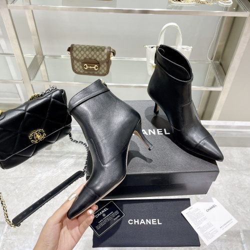 Cheap Chanel Boots For Women #1245939 Replica Wholesale [$115.00 USD] [ITEM#1245939] on Replica Chanel Boots