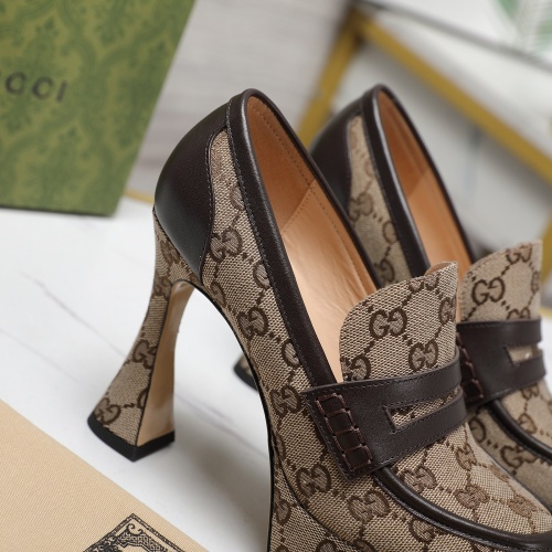 Cheap Gucci High-Heeled Shoes For Women #1245954 Replica Wholesale [$125.00 USD] [ITEM#1245954] on Replica Gucci High-Heeled Shoes