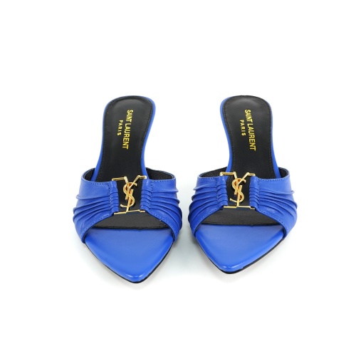 Cheap Yves Saint Laurent YSL Slippers For Women #1245968 Replica Wholesale [$85.00 USD] [ITEM#1245968] on Replica Yves Saint Laurent YSL Slippers