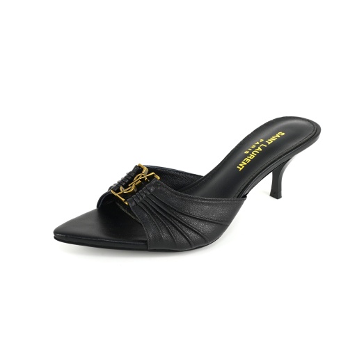 Cheap Yves Saint Laurent YSL Slippers For Women #1245972 Replica Wholesale [$85.00 USD] [ITEM#1245972] on Replica Yves Saint Laurent YSL Slippers