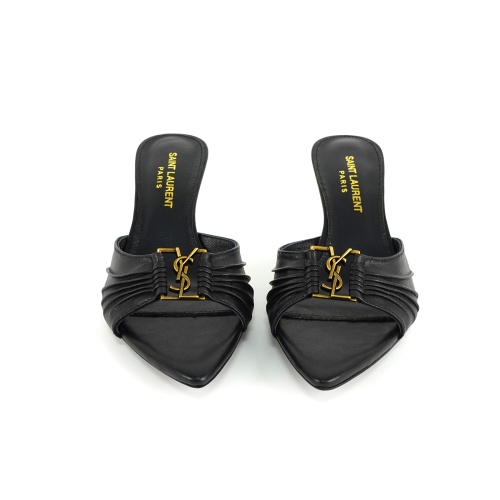 Cheap Yves Saint Laurent YSL Slippers For Women #1245972 Replica Wholesale [$85.00 USD] [ITEM#1245972] on Replica Yves Saint Laurent YSL Slippers