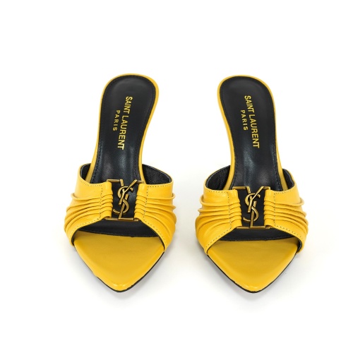 Cheap Yves Saint Laurent YSL Slippers For Women #1245987 Replica Wholesale [$85.00 USD] [ITEM#1245987] on Replica Yves Saint Laurent YSL Slippers