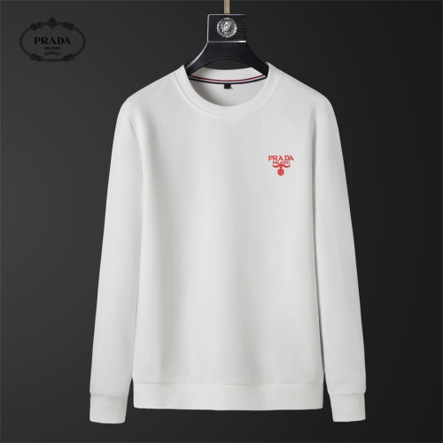 Cheap Prada Hoodies Long Sleeved For Men #1246048 Replica Wholesale [$40.00 USD] [ITEM#1246048] on Replica Prada Hoodies