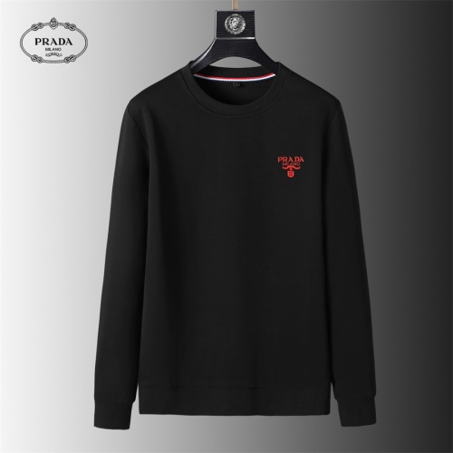 Cheap Prada Hoodies Long Sleeved For Men #1246050 Replica Wholesale [$40.00 USD] [ITEM#1246050] on Replica Prada Hoodies