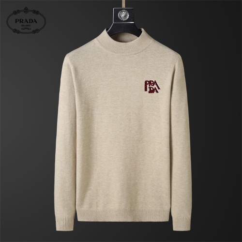 Cheap Prada Sweater Long Sleeved For Men #1246119 Replica Wholesale [$39.00 USD] [ITEM#1246119] on Replica Prada Sweater