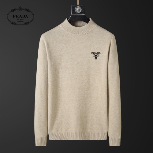 Cheap Prada Sweater Long Sleeved For Men #1246151 Replica Wholesale [$39.00 USD] [ITEM#1246151] on Replica Prada Sweater