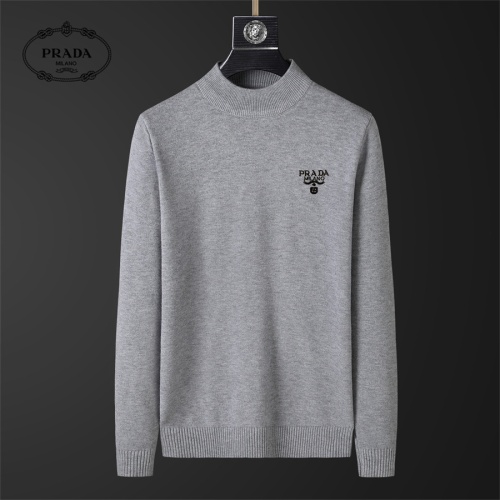 Cheap Prada Sweater Long Sleeved For Men #1246152 Replica Wholesale [$39.00 USD] [ITEM#1246152] on Replica Prada Sweater