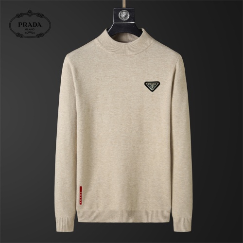 Cheap Prada Sweater Long Sleeved For Men #1246217 Replica Wholesale [$39.00 USD] [ITEM#1246217] on Replica Prada Sweater