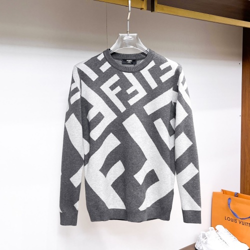 Cheap Fendi Sweaters Long Sleeved For Men #1246238 Replica Wholesale [$72.00 USD] [ITEM#1246238] on Replica Fendi Sweaters