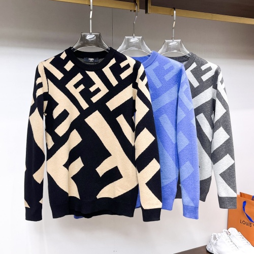 Cheap Fendi Sweaters Long Sleeved For Men #1246238 Replica Wholesale [$72.00 USD] [ITEM#1246238] on Replica Fendi Sweaters