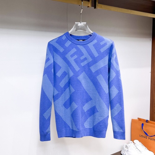 Cheap Fendi Sweaters Long Sleeved For Men #1246240 Replica Wholesale [$72.00 USD] [ITEM#1246240] on Replica Fendi Sweaters