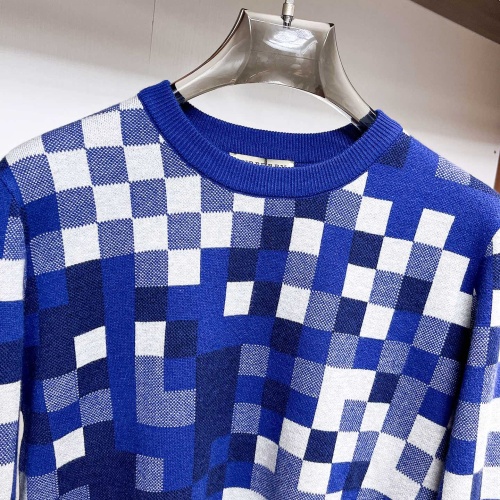 Cheap Louis Vuitton LV Sweaters Long Sleeved For Men #1246253 Replica Wholesale [$72.00 USD] [ITEM#1246253] on Replica Louis Vuitton LV Sweaters