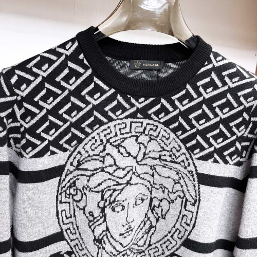 Cheap Versace Sweaters Long Sleeved For Men #1246255 Replica Wholesale [$72.00 USD] [ITEM#1246255] on Replica Versace Sweaters