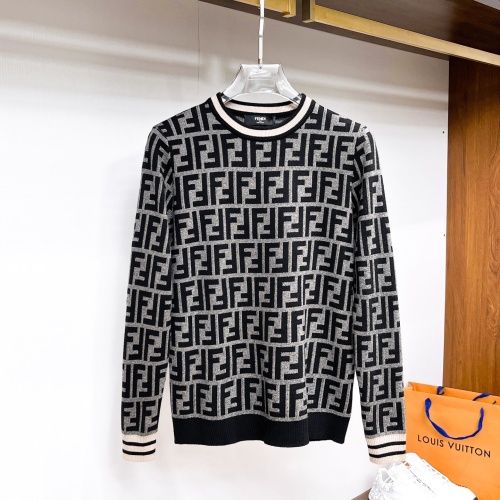 Cheap Fendi Sweaters Long Sleeved For Men #1246284 Replica Wholesale [$72.00 USD] [ITEM#1246284] on Replica Fendi Sweaters