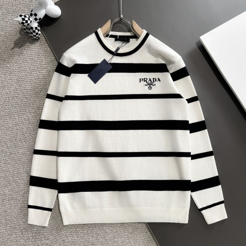 Cheap Prada Sweater Long Sleeved For Unisex #1246305 Replica Wholesale [$68.00 USD] [ITEM#1246305] on Replica Prada Sweater