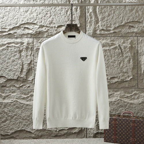 Cheap Prada Sweater Long Sleeved For Men #1246307 Replica Wholesale [$48.00 USD] [ITEM#1246307] on Replica Prada Sweater