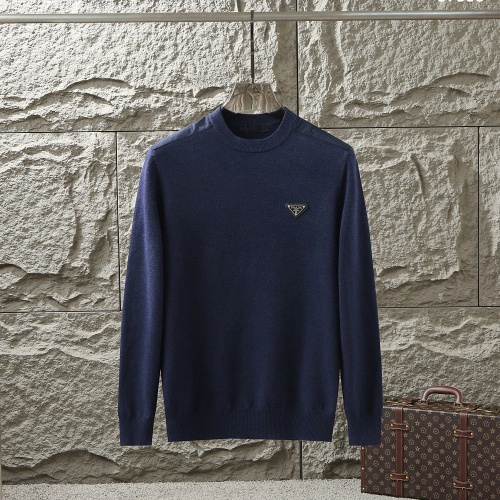 Cheap Prada Sweater Long Sleeved For Men #1246308 Replica Wholesale [$48.00 USD] [ITEM#1246308] on Replica Prada Sweater