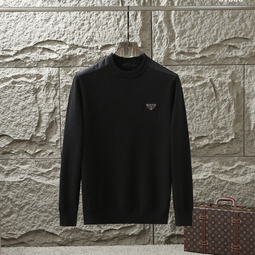 Cheap Prada Sweater Long Sleeved For Men #1246309 Replica Wholesale [$48.00 USD] [ITEM#1246309] on Replica Prada Sweater