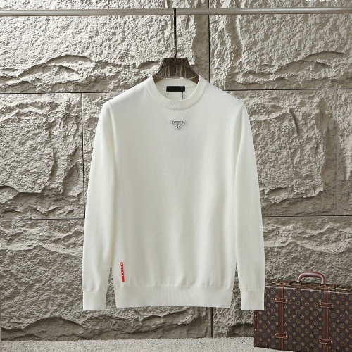 Cheap Prada Sweater Long Sleeved For Men #1246310 Replica Wholesale [$48.00 USD] [ITEM#1246310] on Replica Prada Sweater