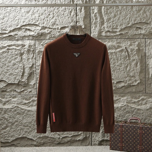 Cheap Prada Sweater Long Sleeved For Men #1246311 Replica Wholesale [$48.00 USD] [ITEM#1246311] on Replica Prada Sweater