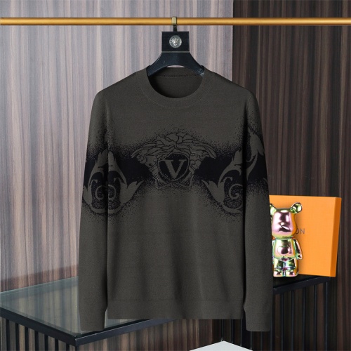 Cheap Versace Sweaters Long Sleeved For Men #1246328 Replica Wholesale [$48.00 USD] [ITEM#1246328] on Replica Versace Sweaters