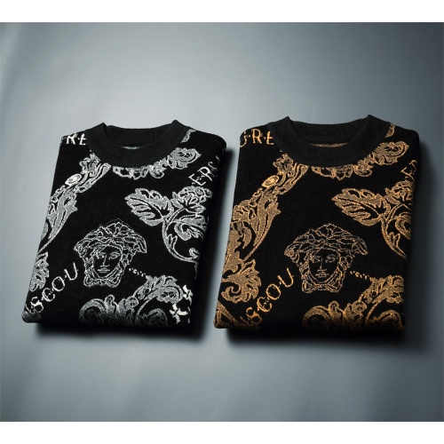 Cheap Versace Sweaters Long Sleeved For Men #1246332 Replica Wholesale [$48.00 USD] [ITEM#1246332] on Replica Versace Sweaters