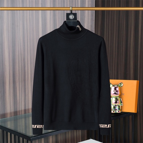 Cheap Versace Sweaters Long Sleeved For Men #1246341 Replica Wholesale [$45.00 USD] [ITEM#1246341] on Replica Versace Sweaters