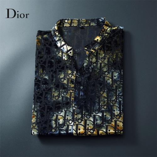 Cheap Christian Dior Shirts Long Sleeved For Men #1246424 Replica Wholesale [$56.00 USD] [ITEM#1246424] on Replica Christian Dior Shirts