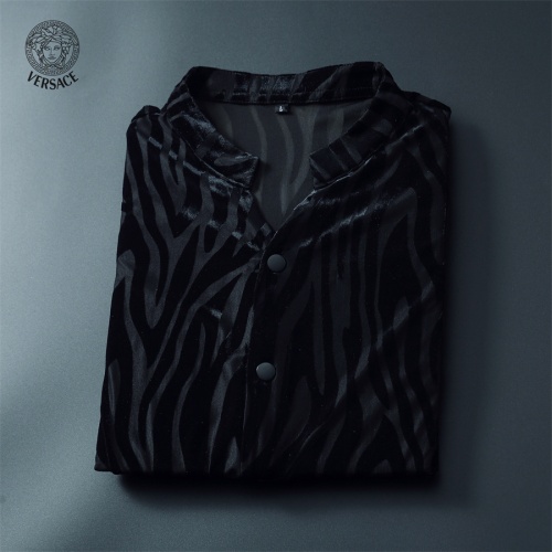 Cheap Versace Shirts Long Sleeved For Men #1246430 Replica Wholesale [$56.00 USD] [ITEM#1246430] on Replica Versace Shirts