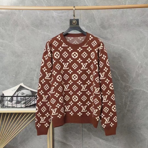 Cheap Louis Vuitton LV Sweaters Long Sleeved For Men #1246442 Replica Wholesale [$45.00 USD] [ITEM#1246442] on Replica Louis Vuitton LV Sweaters