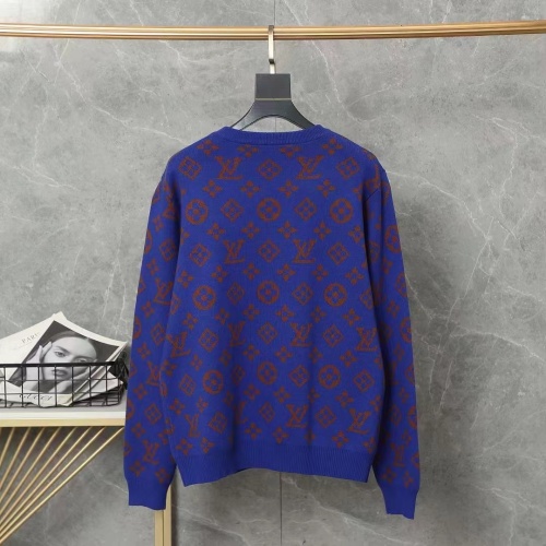 Cheap Louis Vuitton LV Sweaters Long Sleeved For Men #1246443 Replica Wholesale [$45.00 USD] [ITEM#1246443] on Replica Louis Vuitton LV Sweaters