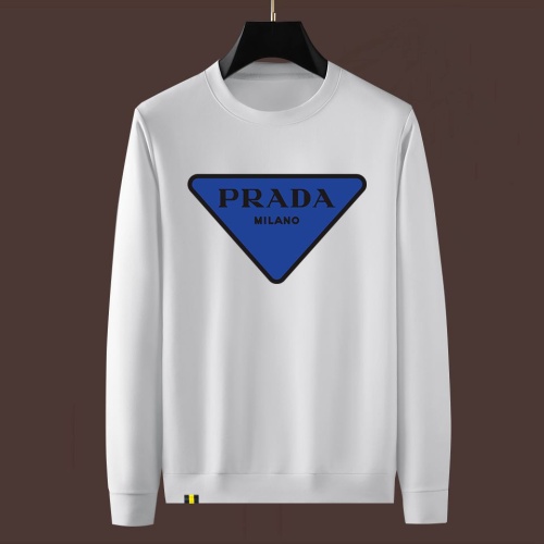 Cheap Prada Hoodies Long Sleeved For Men #1246534 Replica Wholesale [$48.00 USD] [ITEM#1246534] on Replica Prada Hoodies