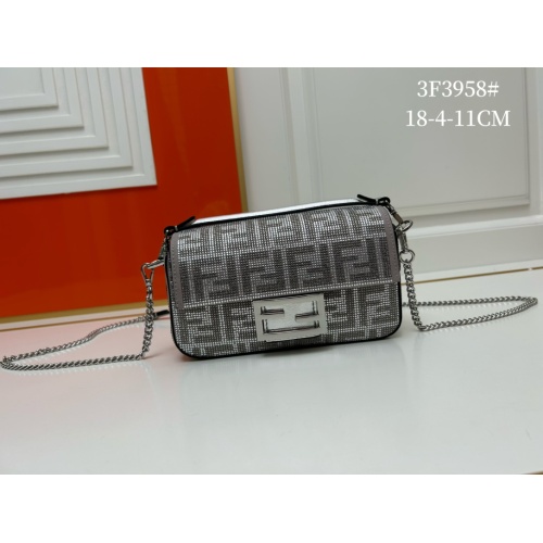 Cheap Fendi AAA Quality Messenger Bags For Women #1246711 Replica Wholesale [$122.00 USD] [ITEM#1246711] on Replica Fendi AAA Messenger Bags