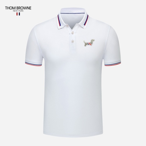 Cheap Thom Browne TB T-Shirts Short Sleeved For Men #1246812 Replica Wholesale [$29.00 USD] [ITEM#1246812] on Replica Thom Browne TB T-Shirts