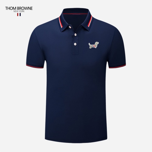 Cheap Thom Browne TB T-Shirts Short Sleeved For Men #1246816 Replica Wholesale [$29.00 USD] [ITEM#1246816] on Replica Thom Browne TB T-Shirts