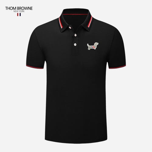 Cheap Thom Browne TB T-Shirts Short Sleeved For Men #1246817 Replica Wholesale [$29.00 USD] [ITEM#1246817] on Replica Thom Browne TB T-Shirts