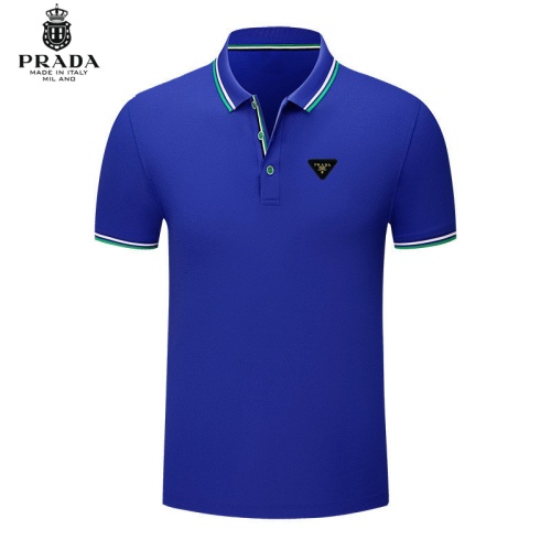 Cheap Prada T-Shirts Short Sleeved For Men #1246865 Replica Wholesale [$29.00 USD] [ITEM#1246865] on Replica Prada T-Shirts