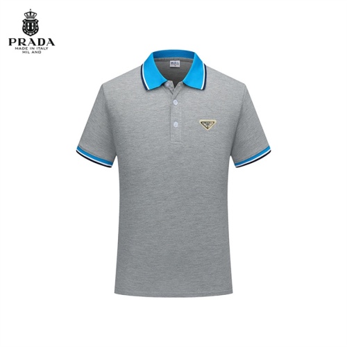 Cheap Prada T-Shirts Short Sleeved For Men #1247014 Replica Wholesale [$29.00 USD] [ITEM#1247014] on Replica Prada T-Shirts