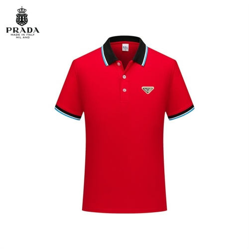 Cheap Prada T-Shirts Short Sleeved For Men #1247015 Replica Wholesale [$29.00 USD] [ITEM#1247015] on Replica Prada T-Shirts