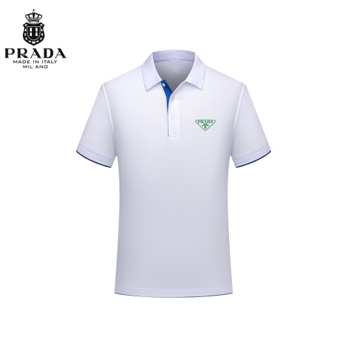 Cheap Prada T-Shirts Short Sleeved For Men #1247033 Replica Wholesale [$29.00 USD] [ITEM#1247033] on Replica Prada T-Shirts