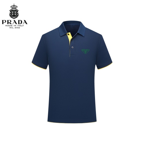 Cheap Prada T-Shirts Short Sleeved For Men #1247034 Replica Wholesale [$29.00 USD] [ITEM#1247034] on Replica Prada T-Shirts