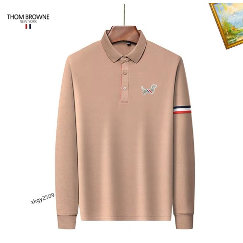 Cheap Thom Browne TB T-Shirts Long Sleeved For Men #1247045 Replica Wholesale [$40.00 USD] [ITEM#1247045] on Replica Thom Browne TB T-Shirts