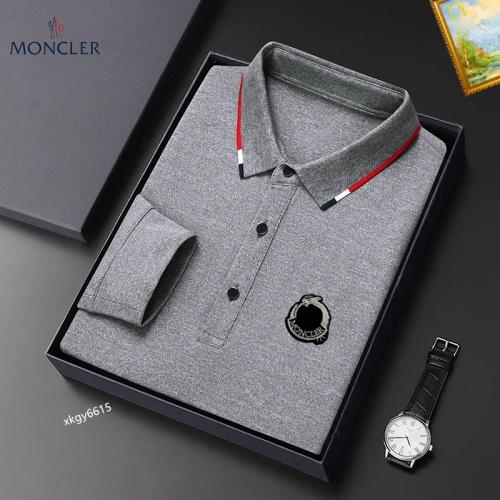 Cheap Moncler T-Shirts Long Sleeved For Men #1247097 Replica Wholesale [$40.00 USD] [ITEM#1247097] on Replica Moncler T-Shirts