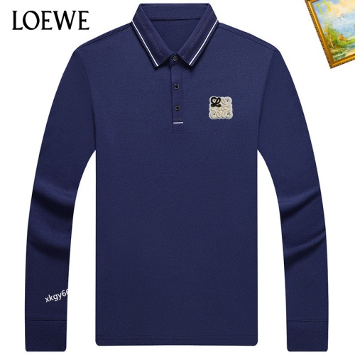 Cheap LOEWE T-Shirts Long Sleeved For Men #1247137 Replica Wholesale [$40.00 USD] [ITEM#1247137] on Replica LOEWE T-Shirts