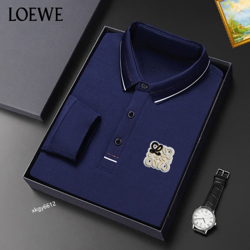 Cheap LOEWE T-Shirts Long Sleeved For Men #1247137 Replica Wholesale [$40.00 USD] [ITEM#1247137] on Replica LOEWE T-Shirts