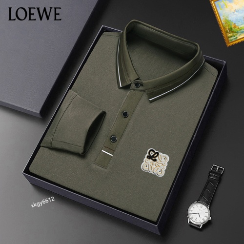 Cheap LOEWE T-Shirts Long Sleeved For Men #1247141 Replica Wholesale [$40.00 USD] [ITEM#1247141] on Replica LOEWE T-Shirts