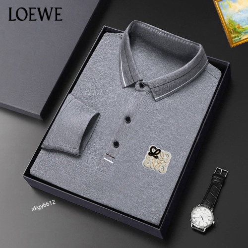 Cheap LOEWE T-Shirts Long Sleeved For Men #1247143 Replica Wholesale [$40.00 USD] [ITEM#1247143] on Replica LOEWE T-Shirts