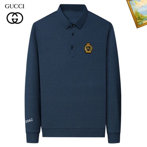 Cheap Gucci T-Shirts Long Sleeved For Men #1247155 Replica Wholesale [$40.00 USD] [ITEM#1247155] on Replica Gucci T-Shirts