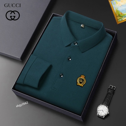 Cheap Gucci T-Shirts Long Sleeved For Men #1247156 Replica Wholesale [$40.00 USD] [ITEM#1247156] on Replica Gucci T-Shirts